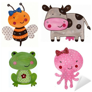 Decorative Elements Sticker • Pixers® • We Live To - Diset Little Bee - Puzzle (400x400)