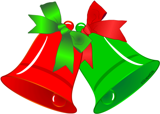 Free Christian Clipart - Christmas Bells Clip Art (560x432)