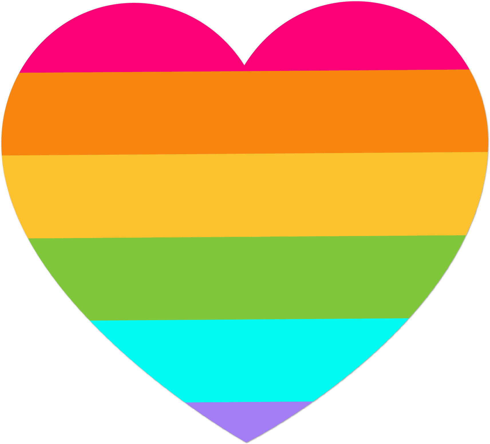 Rainbow Euclidean Vector Clip Art - Valentine Rainbow (1921x1807)