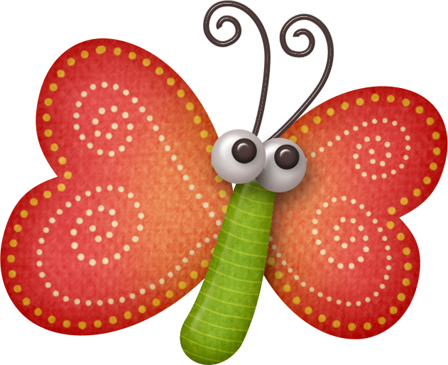 La Chenille, Pin Pics, Le Trou, Grubs, Cut Outs, Embellishments, - Mariposas Animadas Libelulas (631x514)