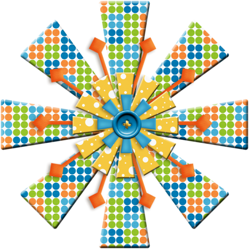 Aw Circus Layered Flower 9 - Aw Circus Layered Flower 9 (500x500)