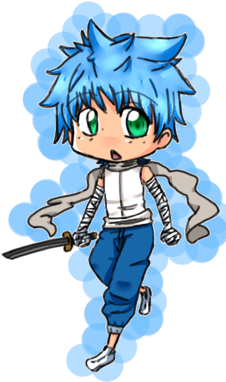 Soul Eater Black Star Chibi By Binchuca12 On Deviantart - Soul Eater Chibi Black Star (329x568)