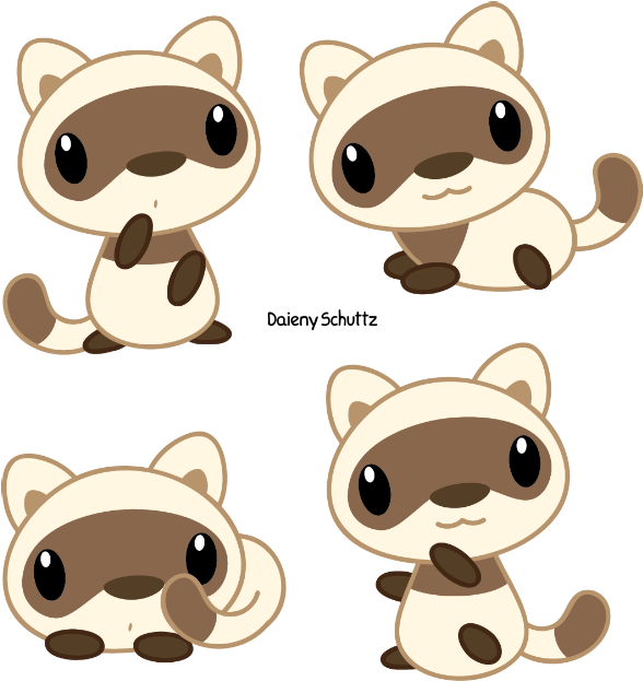 Chibi Black Footed Ferret By Daieny On Deviantart - Draw Black Footed Ferret (650x692)