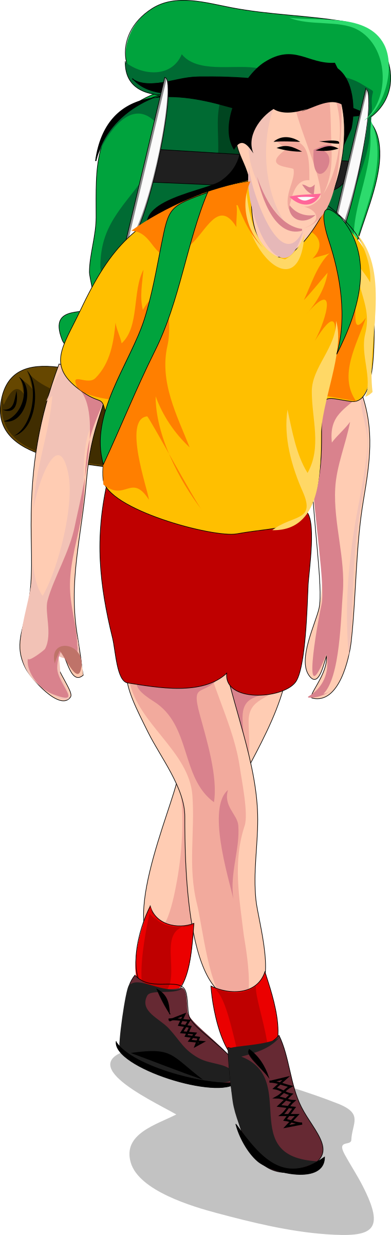 Trekking Clip Art Medium Size - Trekking Clipart (761x2400)