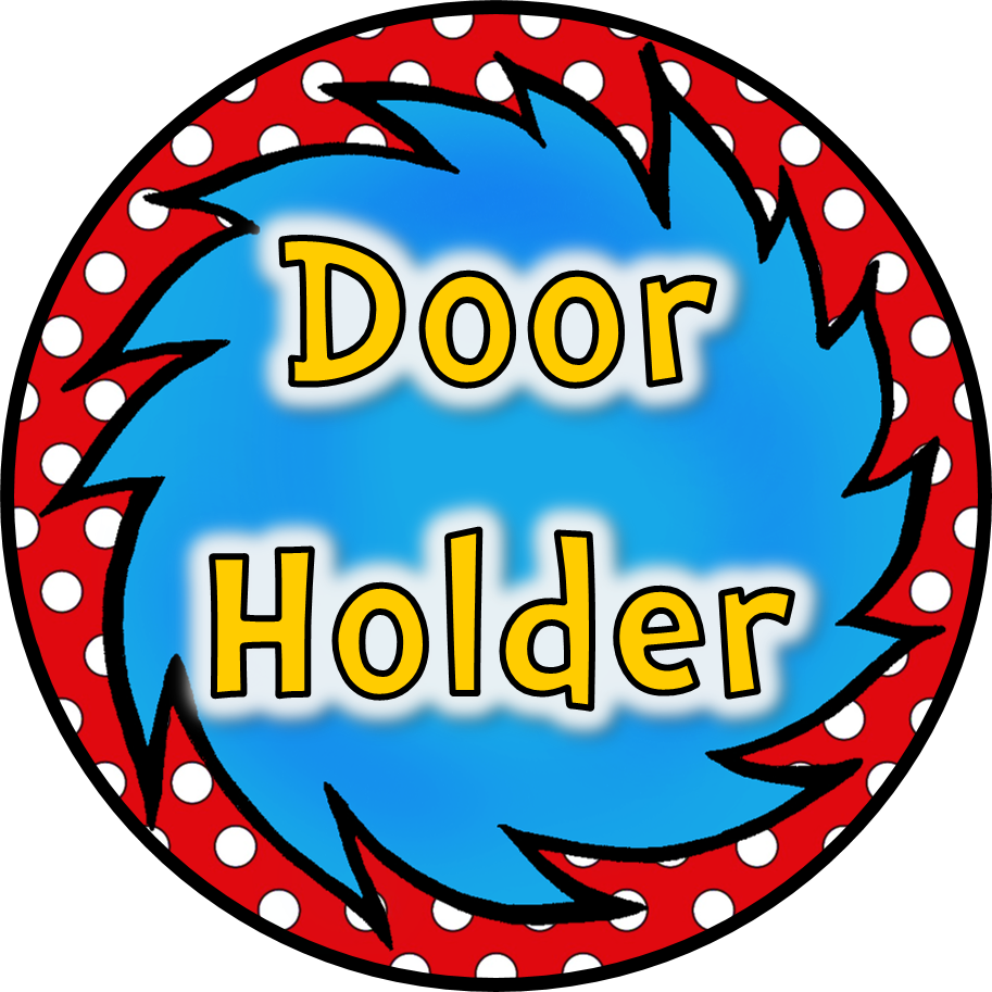 Door Clipart Job - Dr Seuss Classroom Jobs (913x913)