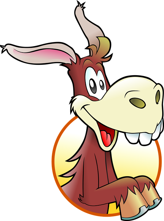 Animal Feeding Cliparts 5, Buy Clip Art - Mule Clipart (535x720)