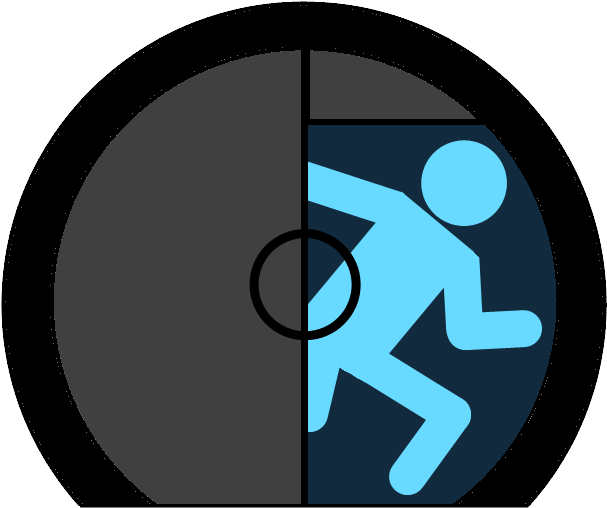 Portal 2 Doorway By Pseudospeed - Circle (666x560)