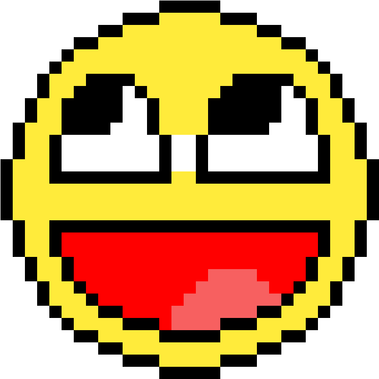 Smiley - Perler Bead Patterns Emoji (1200x1200)