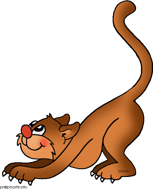 Cat Claws Clipart - Phillip Martin Clipart Animals (521x648)