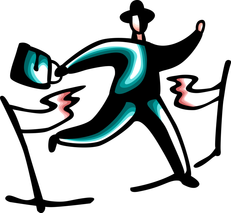 Vector Illustration Of Track And Field Athletic Sport - Vector Illustration Of Track And Field Athletic Sport (759x700)