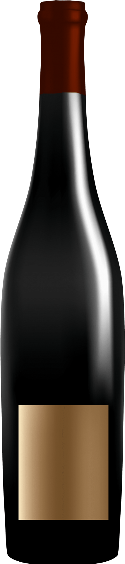 Download Elegant Wine Bottle Png Clipart - Wine Bottle Png (480x1966)