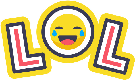 คำพูด, Lol นมีความสุข Smiley ไอคอน - Lol (512x512)