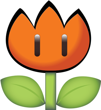 Fire Flower Super Mario Wiki The Encyclopedia - Flor De Mario Bros (374x387)
