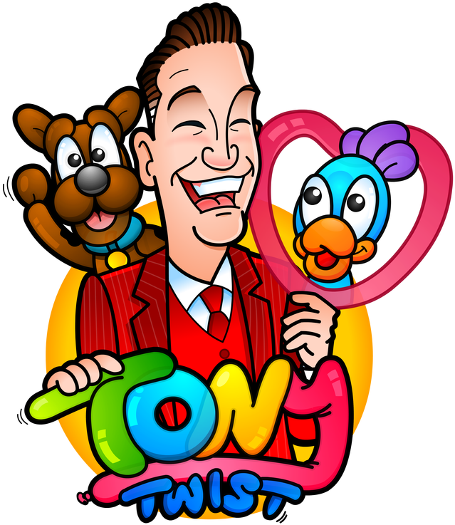 Tony Twist Is An International Award Winning Balloon - Clip Art (800x800)