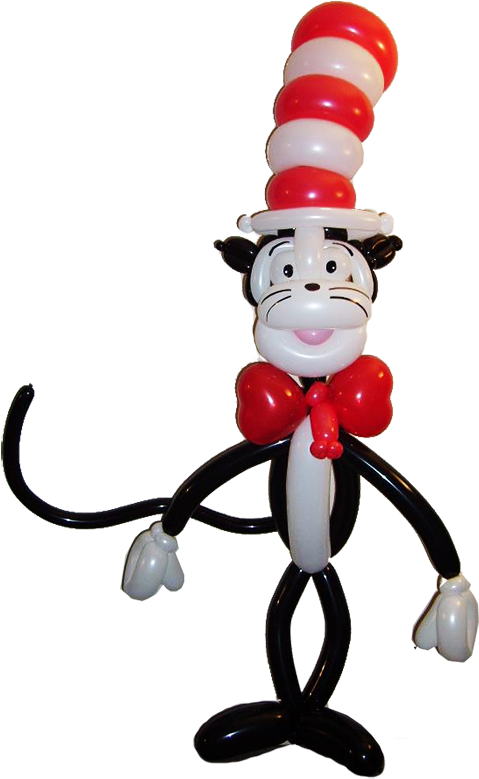 Balloon Gallery - Balloon Cat In The Hat (505x800)