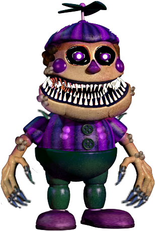 Twisted Balloon Girl By Jhh 114 By Jhh114 - Foxy 4 Fnaf World (330x458)