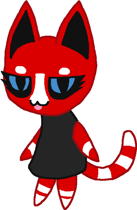 Animal Crossing Oc I Guess By Harmonystrife - Cat Yawns (522x741)