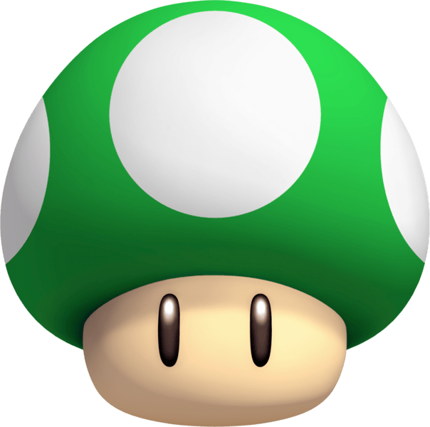 Image 1uppng Newer Super Mario Bros Wiki Fandom Powered - Mario 1 Up Mushroom (604x600)