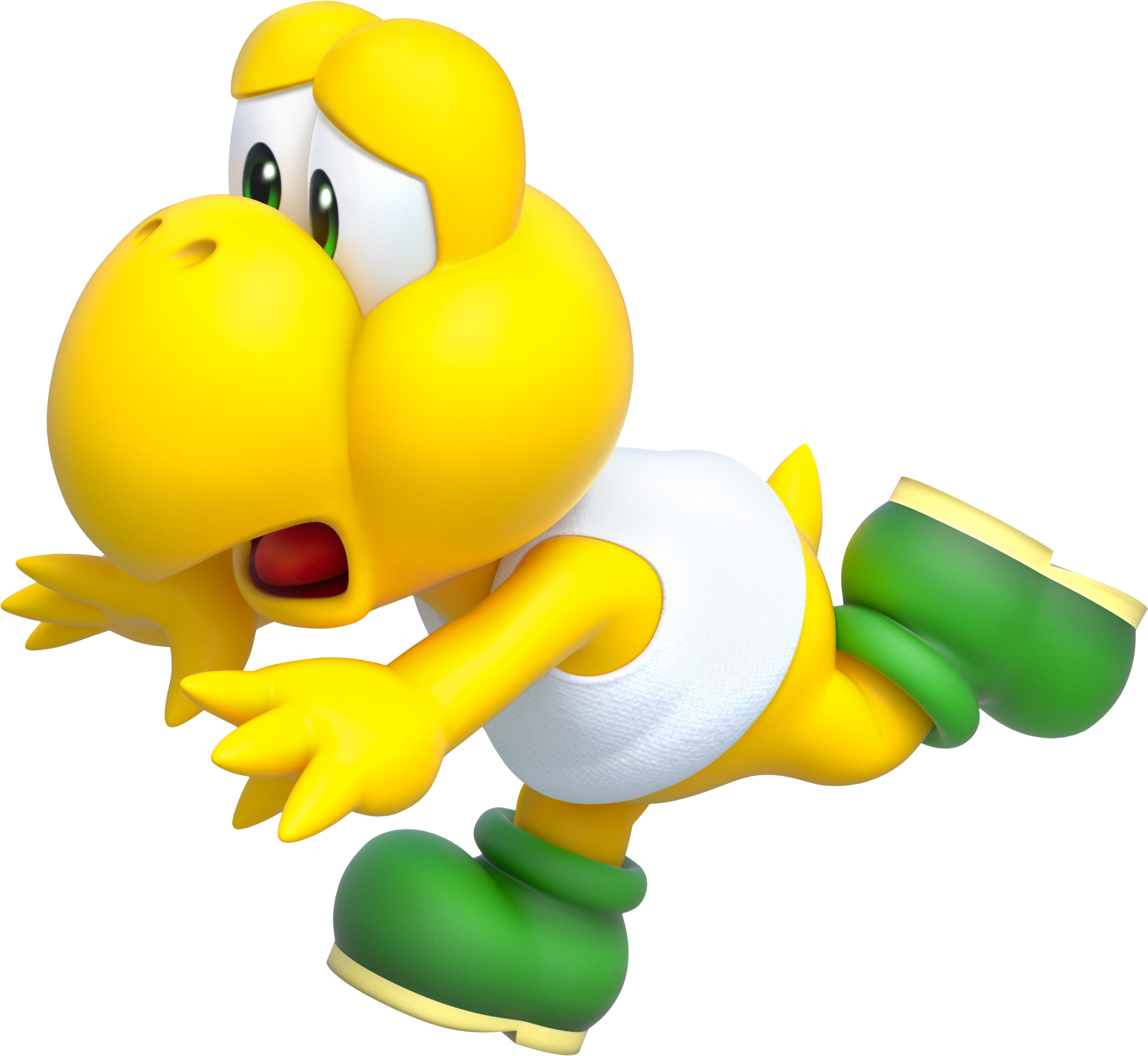Galerry Fire Flower Mario Coloring Pages - Koopa Troopa Without Shell (1802x1658)