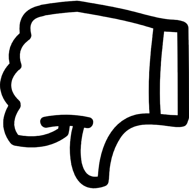 Dislike Png - Dont Icon (626x626)