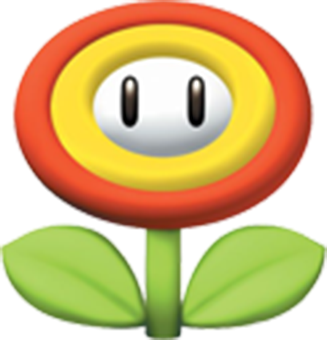 Super Mario Bros - Super Mario Fire Flower (1520x1834)
