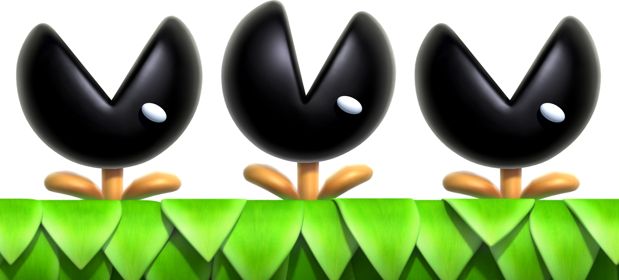 Mario Flower Enemy Enemy Art From New Sup - Super Mario Bros Porcu Puffer (2102x953)