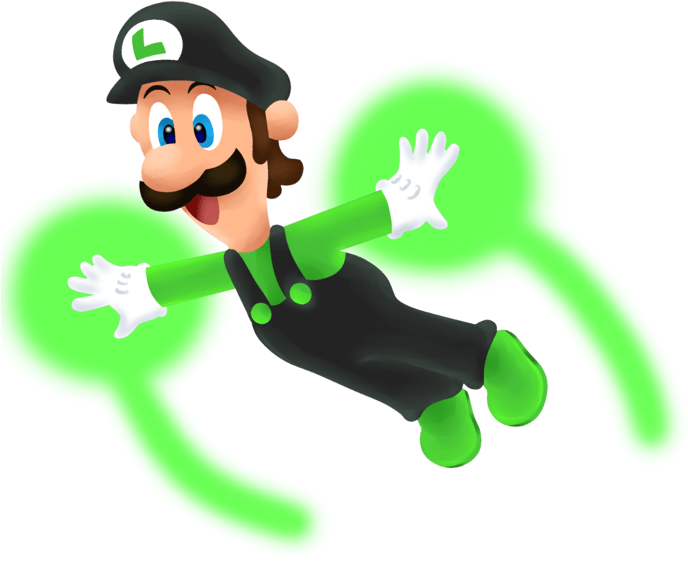 Super Mario Galaxy Flying Luigi (972x822)