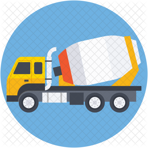 Concrete Mixer Icon - Concrete Mixer (512x512)