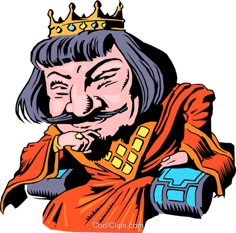 Cartoon King Arthur Royalty Free Vector Clip Art Illustration - Caricaturas Del Rey Arturo Png (480x472)