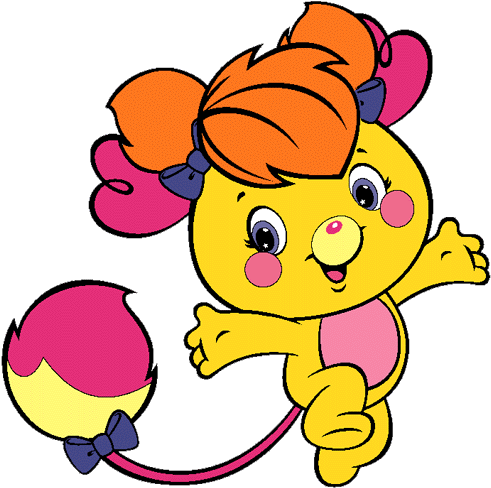 Pretty Pop Monster Pop Kissy Pop Happy Pop - Popples Cartoon (500x490)