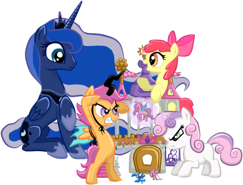 Apple Bloom, Artist - Cartoon (1000x750)