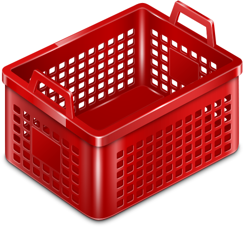 Clipart Empty Basket (512x512)