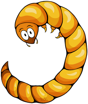 100 Mealworms Large Order - Mealworm Clipart Transparent (498x515)
