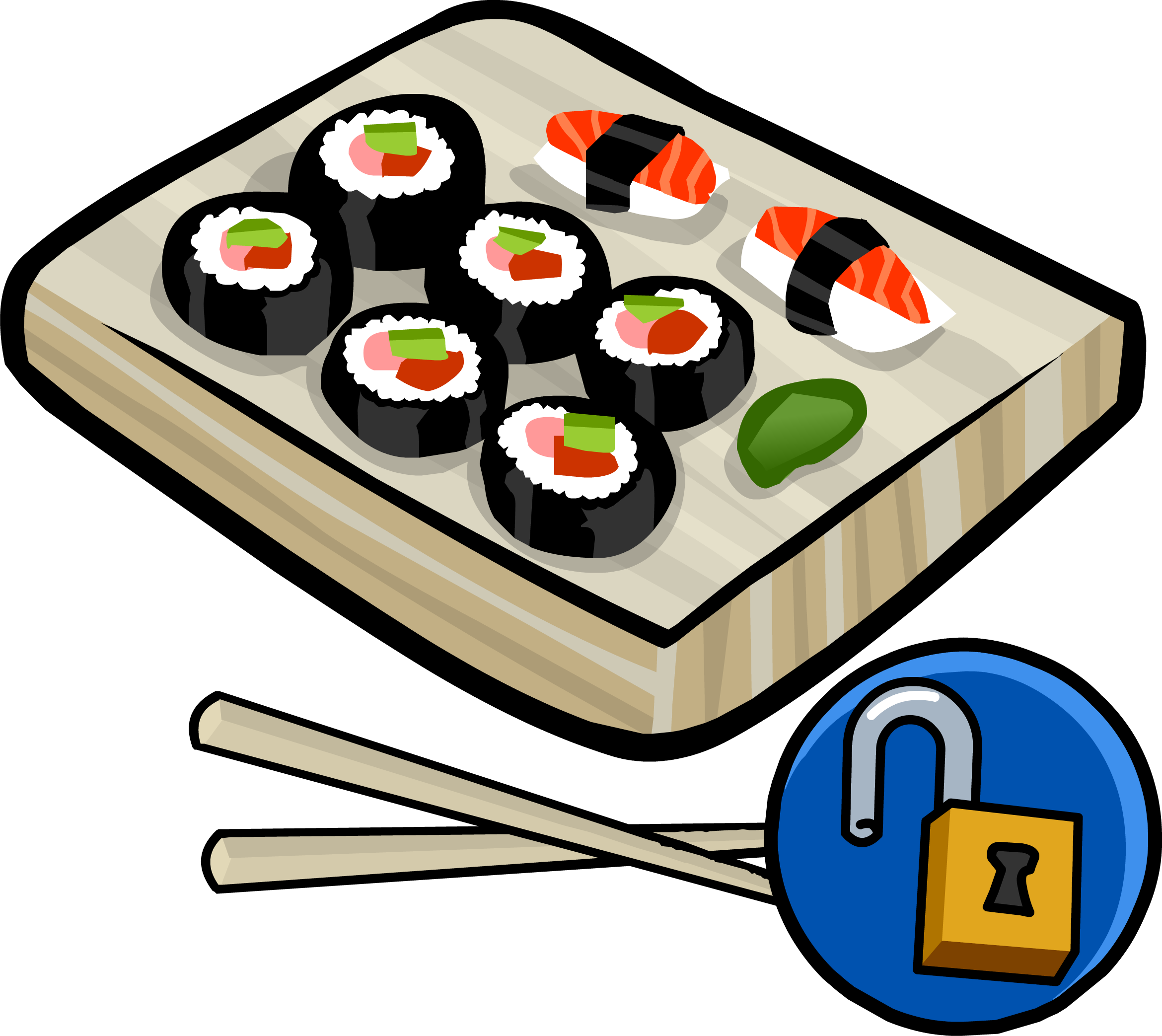 Sushi Combo Unlockable Icon - Bedtime Stories For Insomniacs (2340x2086)