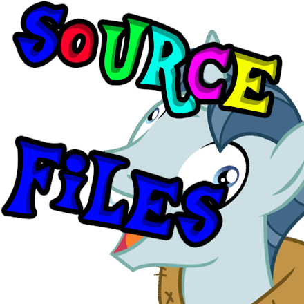 [dl]equal Ponies Source And Blend Files By Beardeddoomguy - Art (500x500)