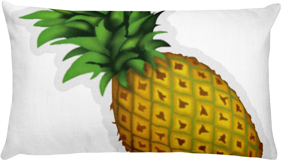 Emoji Bed Pillow - Emojis De Whatsapp Piña (1000x1000)