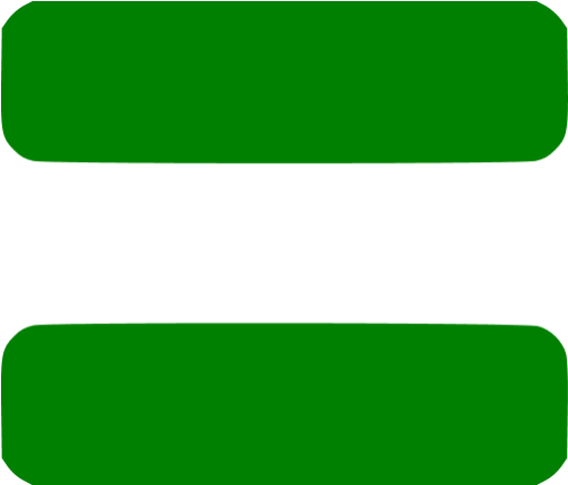 Green Equal Sign 2 Icon Free Green Equal Sign Icons - Green Equals Sign (512x512)