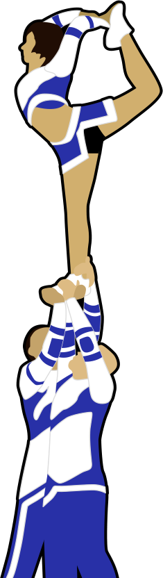 Baylor University Official Athletic Site - Pep Squad Clipart (235x832)