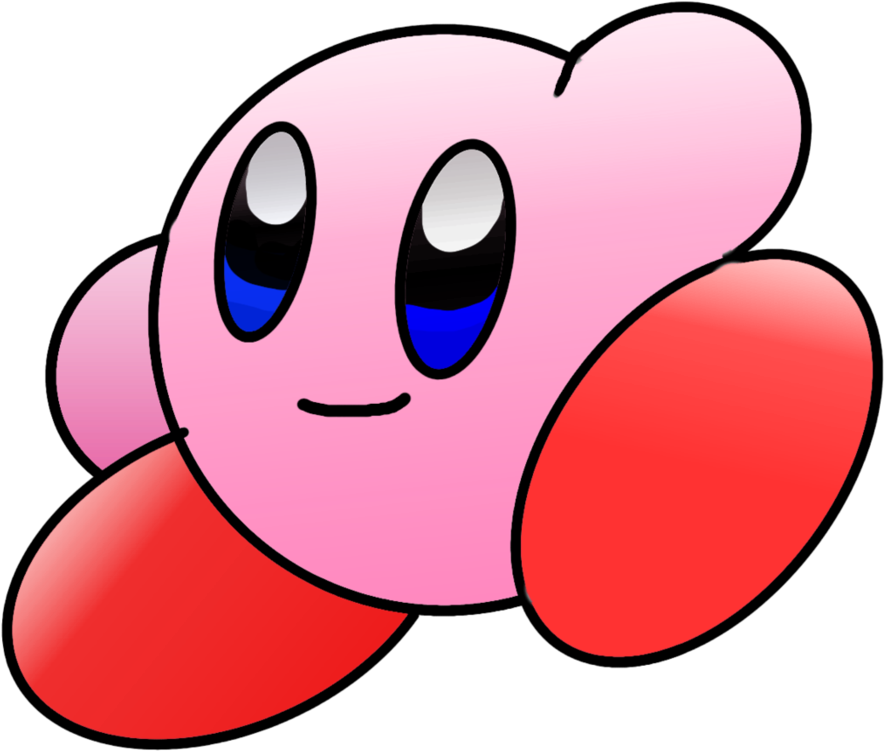 Kirby Transparent By Kirbysquad10 - Kirby Transparent By Kirbysquad10 (894x894)