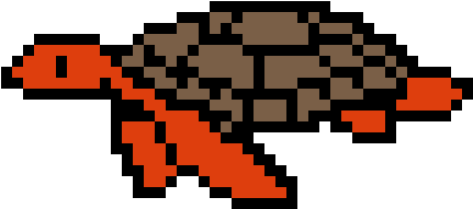 Photo Art Decoration Figure Stone Sculpture Turtle - Pixel Art (580x430)