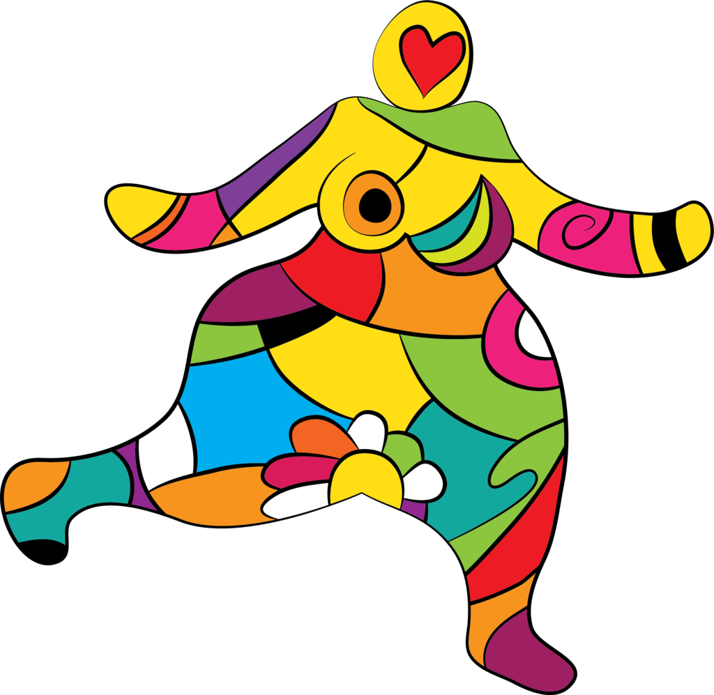 Nana A La Niki De Saint Phalle By Esbeherel - Nana Niki De Saint Phalle Png (1024x997)