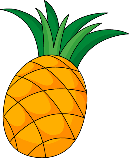 Pineapple 20clipart Clipart Panda Free Clipart Images - Pine Apple Clipart (426x518)