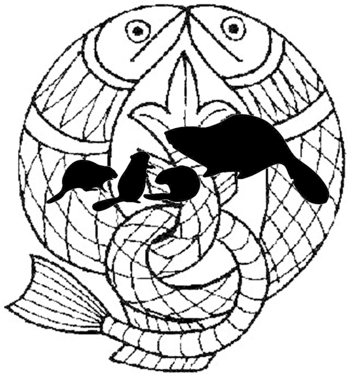 Beavers & Salmon « - Celtic Salmon Symbol (718x797)