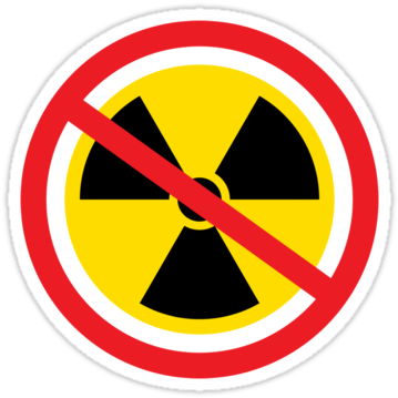 No Radiation - No Radiation Sign Png (375x360)