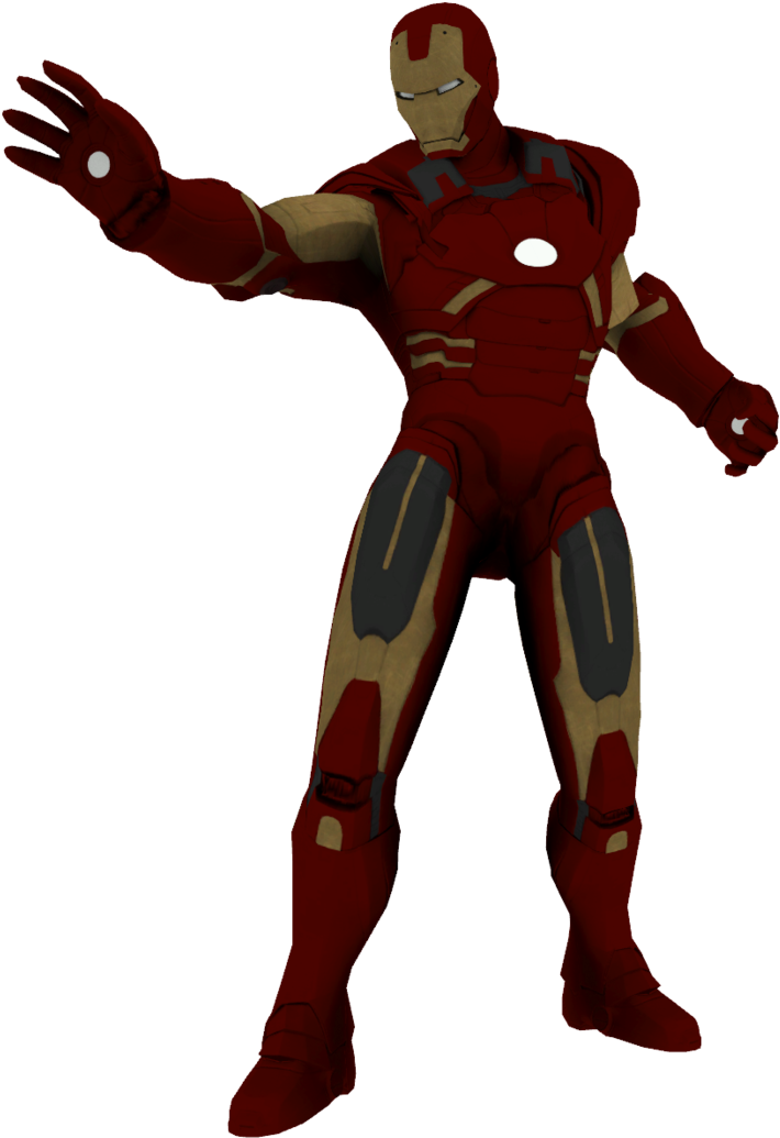 Iron Man Mk - Mmd Iron Man Model (752x1063)