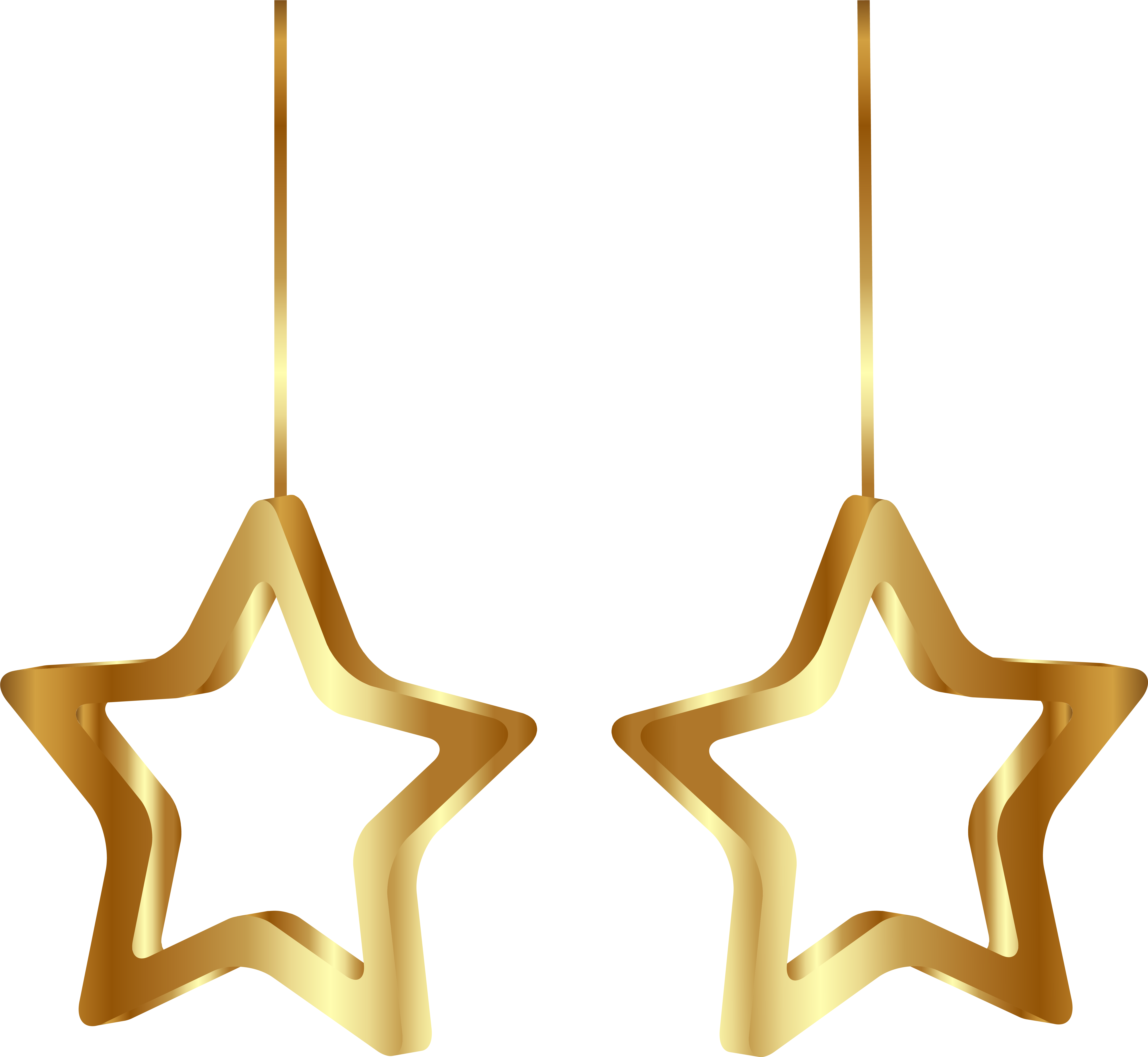 Christmas Star Ornaments Transparent Png Clipart Image - Christmas Star Decoration Png (6339x5761)