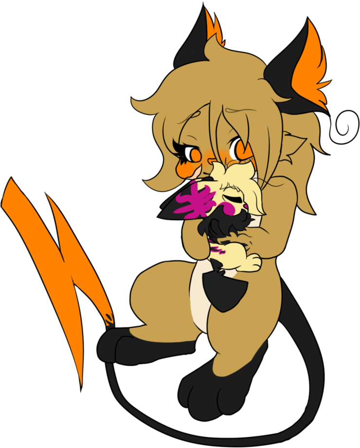 [rs] Mother And Child By Radiation-dragon - Cartoon (774x1032)