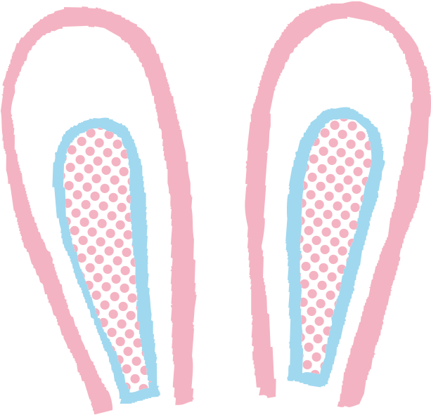 Cartoon Ear Clip Art - Clip Art Bunny Ears (640x640)