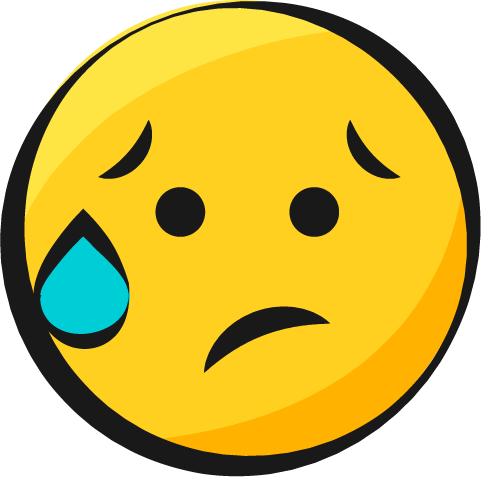 Worried Smiley - Emoji Triste Gif Png (481x477)