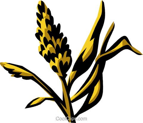 Marsh Grass Royalty Free Vector Clip Art Illustration - Marsh Grass (480x413)